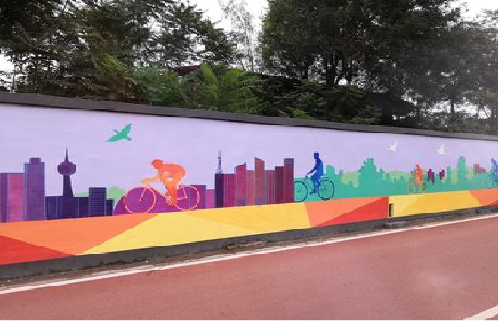 常州墙体彩绘-围墙