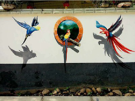 常州视觉错位-3D墙绘设计