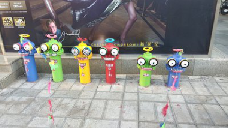 常州商业区彩绘