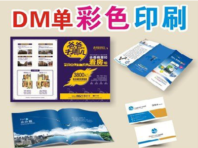 常州单页印刷，色彩搭配简单。